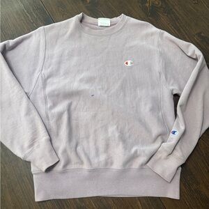 Champion Women's Dusty Pink Crew Neck Sweater